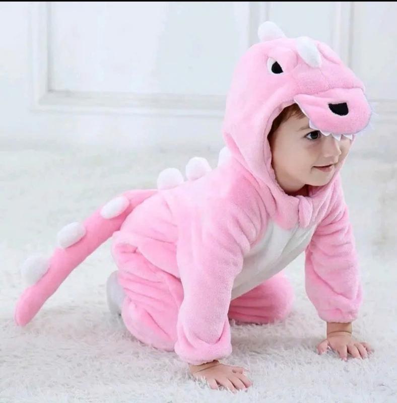 body lông nhung hình thú Mèo Hồng dành cho bé từ 4-30kg Voi 4