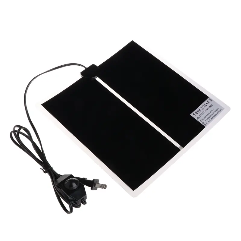 Reptile Heater Mat Terrarium Warmer Heating Pad 20W/14W/7W/5W for Turtle Snake