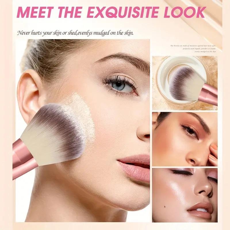 Professional Makeup Brush Set with Storage Bag, 39pcs/set Makeup Brushes & Makeup Sponges & Headband & Eyelash Curler, Makeup Tools for Women, Cosmetic 2