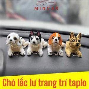 [Giá Sỉ ] Chó Lắc Lư Trang Trí Taplo Ô Tô Ngộ Nghĩnh Dễ Thương Chất Liệu Nhựa Cao Cấp An Toàn