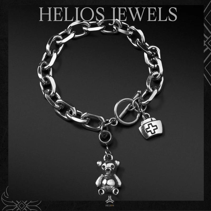 Vòng tay kim loại Helios Teddy Bear