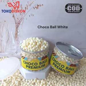Can Chocoball White Sprinkle Bola Putih Topping Kue Donut Bolu Kualitas Premium - Toko Diskon