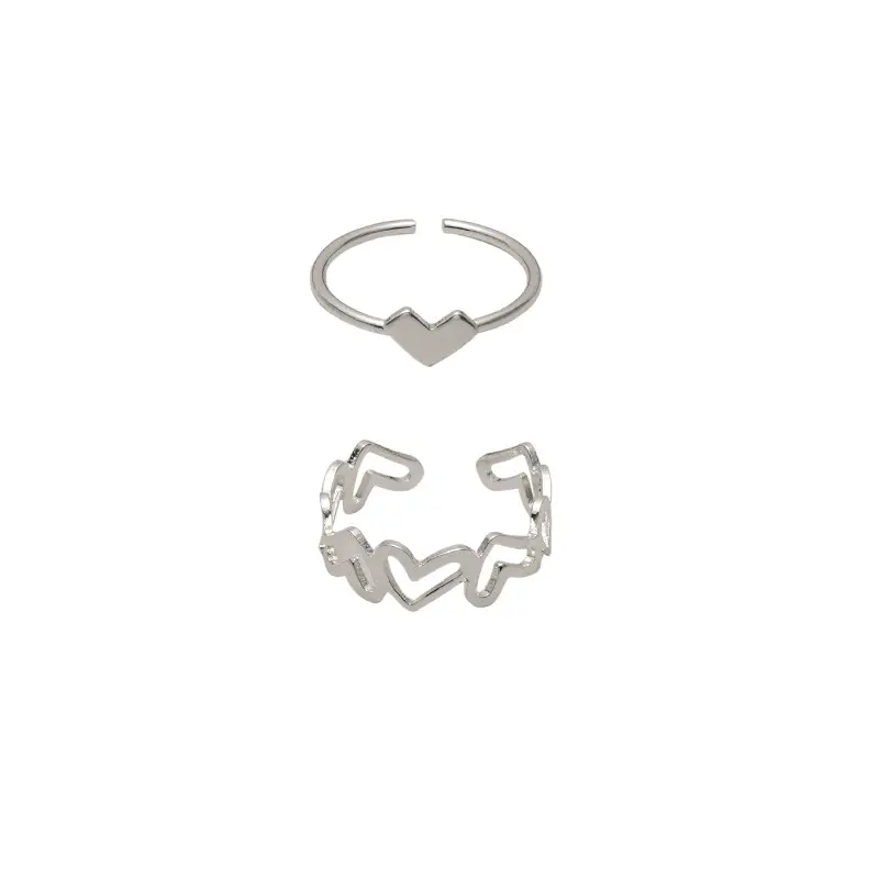Nhẫn Trái Tim, Thiết Kế Tối Giản Và Độc Đáo Bạc Sterling 925, Rỗng, Dành Cho Phụ Nữ, Cá Nhân Hóa, Thời Trang, Nhẫn Thực Phẩm vòng  bạc nhẫn  bạc nhẫn  bạc  nữ  không  gỉ nhẫn  bạc  cho  nữ kim  cương  hưng  phát