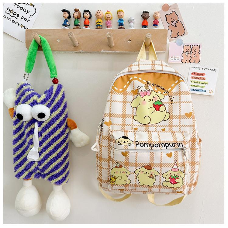 Product Introduction of B&B Girl Kids Bag Kuromi Cinnamoroll Melody Sanrio Backpack Beg Sekolah School Bag Kindergarten Beg Budak Murah Beg Tadika Taska Beg Kanak-Kanak Melody Bag Hello Kitty Bag Cinnamoroll Bag Women's Bag Cute Cartoon Backpack 25