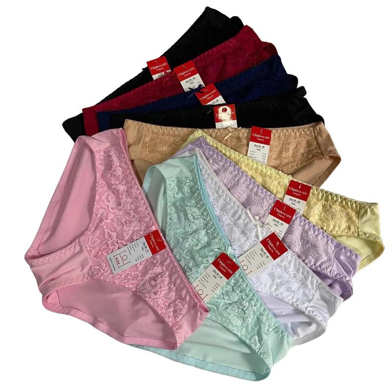 Product Introduction of Combo 10 quần thun lạnh viền ren mềm mát có 8-9 Màu (KHÔNG CHỌN MÀU) Nữ Nhung Women Voi 4