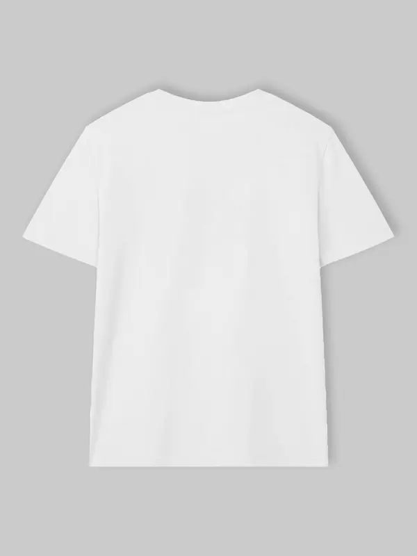 Women's Lemon & Letter Print Round Neck Tee, Vintage Trendy Casual Crewneck Short Sleeve T-shirt for Daily Wear, Ladies Summer Top, Fitted Womenswear 7