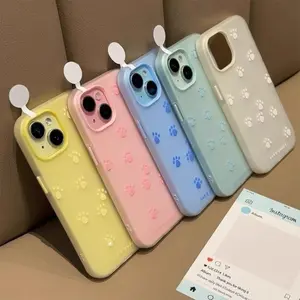 Jelly Color 2 in 1 Case Untuk Redmi 15C 15 Note 14 13 Pro 12 11 10 9 14C 13X 13C A5 A3 A1 11S 12C 10C Poco C85 C71 C75 C65 M6 X6 X5 X3 Sarung Ponsel Jelly Anjing Lucu