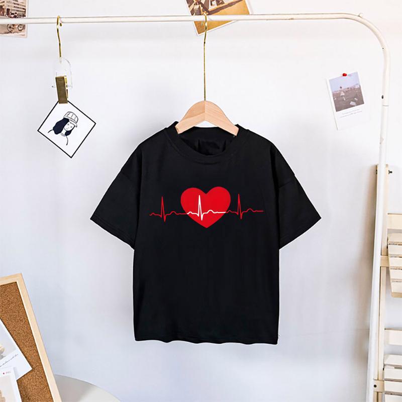 Tshirt Father Mother Kids Daughter Family Look Outfits Summer Family Matching Clothing Love Me Black/White Parent Child Tees Baby Jumpsuit 6