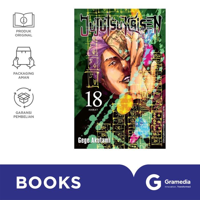 Gambar Komik Jujutsu Kaisen 18 ( Gege Akutami ) dari Gramedia Kota Administrasi Jakarta Timur Tokopedia