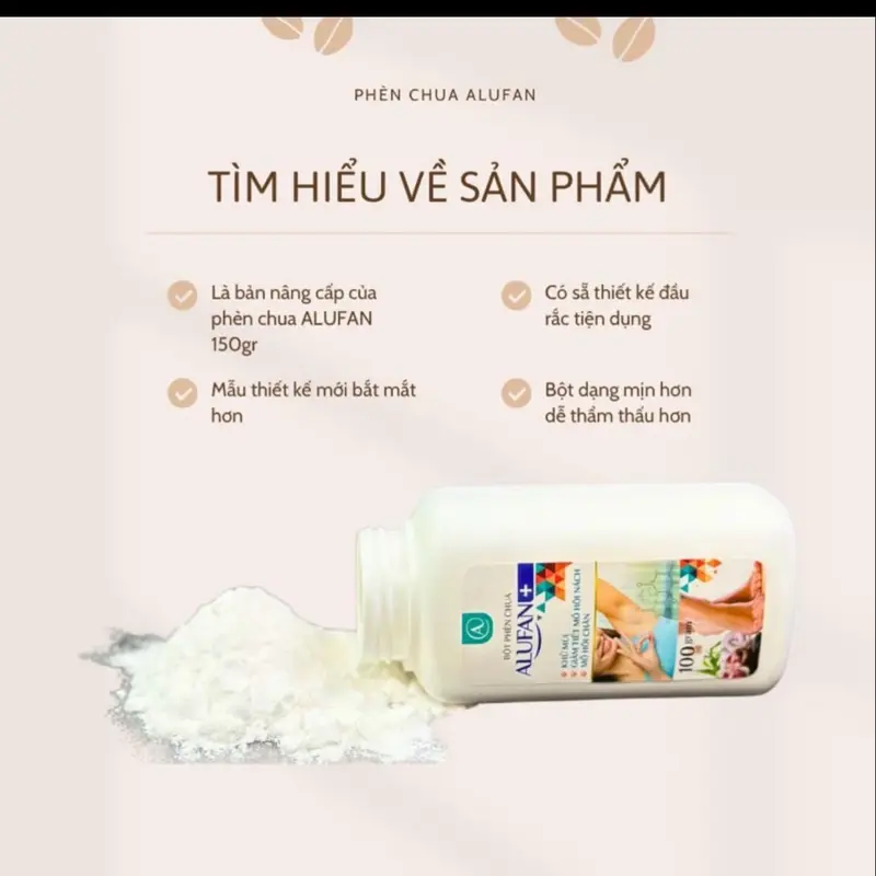 Combo bột + nước cất phèn chua  tặng kèm  10 miếng dán nách 7