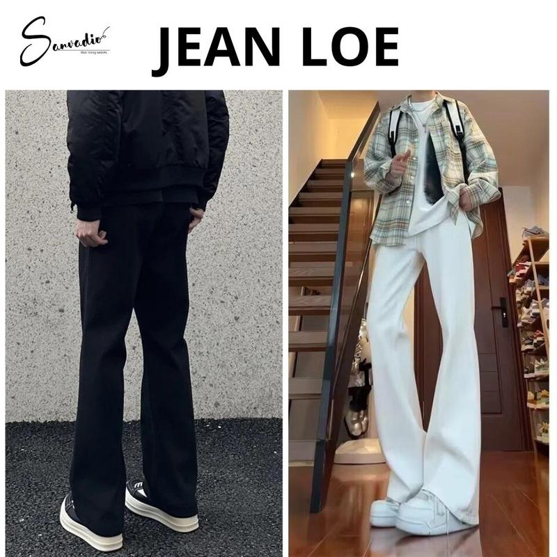    DEAL MỞ BÁN   Quần Jean Nam Ống Loe SANVADIO Quần Ống Loe Denim Cạp Cao Nam Thời Trang Top Trending Hàn Quốc 2025 QD515 Menswear Ong Pants 