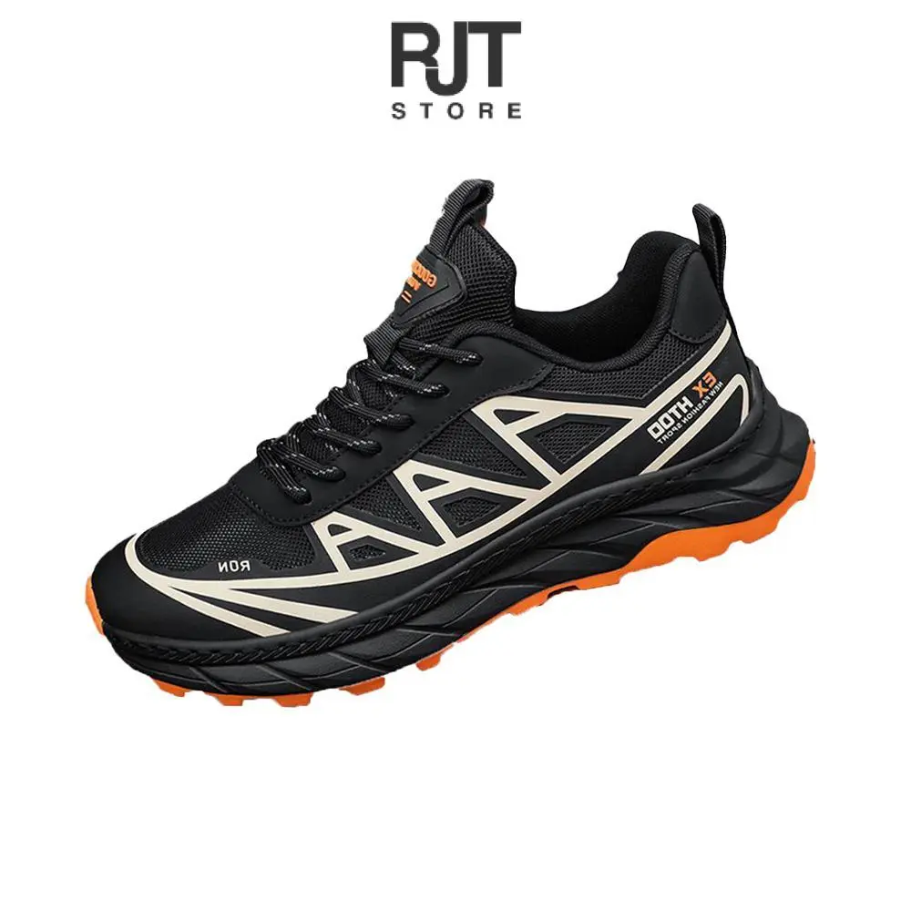 RJT - Struick Star - Sepatu Sneaker Pria Kasual Olahraga Black Casual Shoes Running