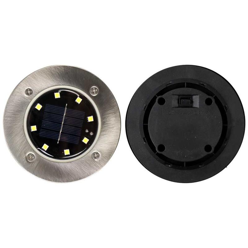 TaffLED Lampu Taman Hias Tanam Ground Light Solar Waterproof 8 LED - CL-022 1