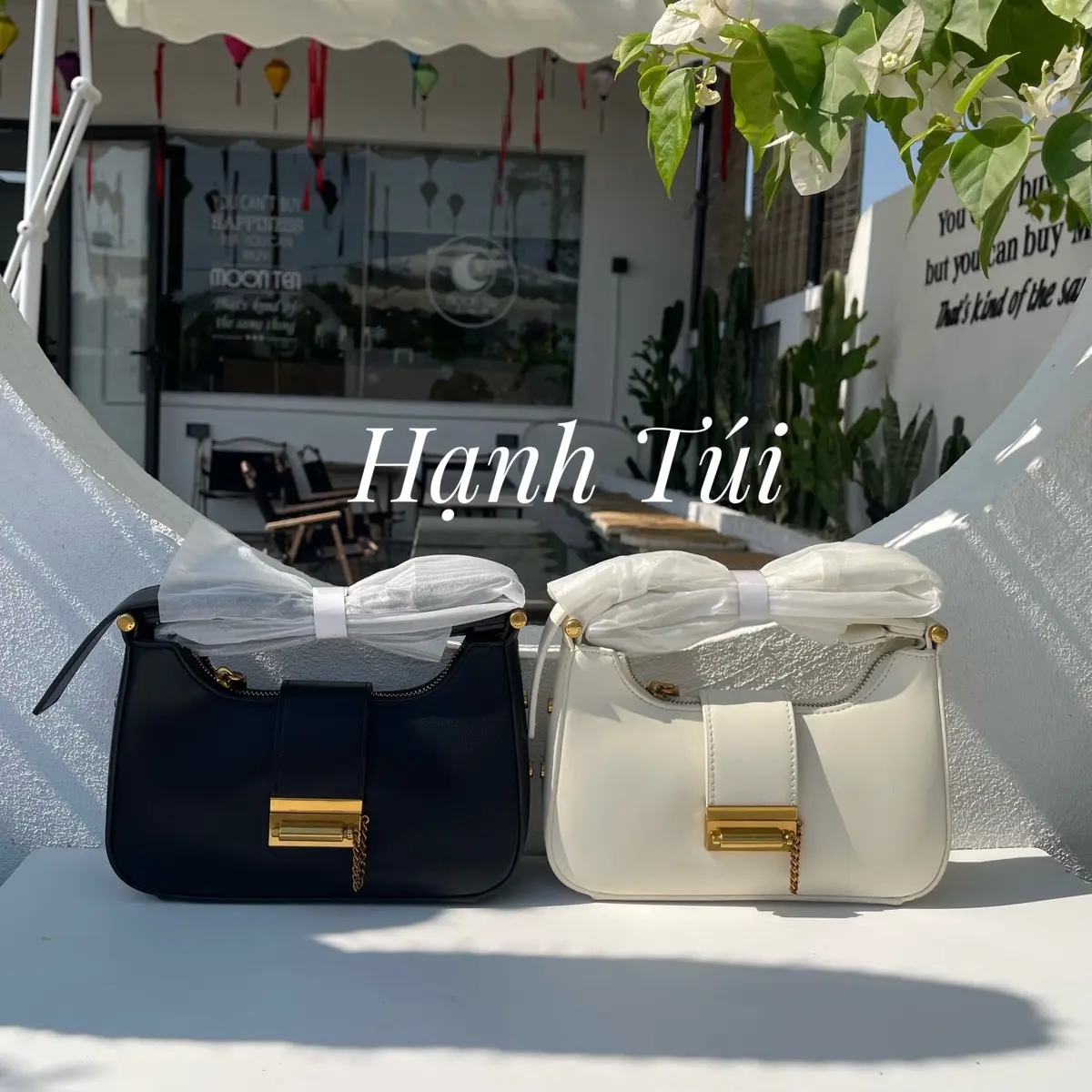 Túi đeo vai quai to size 21cm Bag Da Nữ Nhung Len