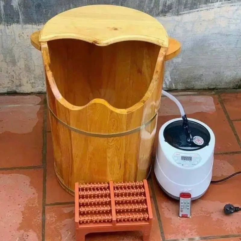 ￼Thùng xông chân kết hợp Phụ khoa LOẠI 1 bồn xông chân kết hợp Xông phụ khoa full phụ kiện, 1 thùng 2 chức năng 0