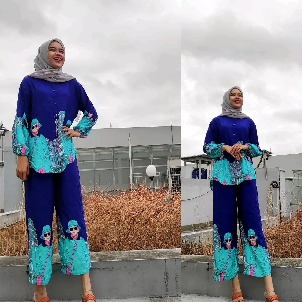one set pajamas rayon lenfan balon