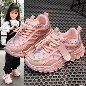 Sepatu Sneakers import Fashion Anak Cewek Perempuan Produk Sesuai Gambar Size 26-37 Bisa COD SP-018