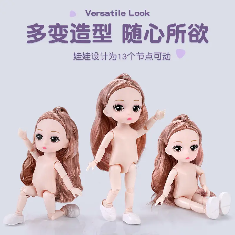 Búp Bê Barbie Trẻ Em, 17cm, Phong Cách Ngây Thơ, Cô Gái BJD, Chân Thật, Thích Hợp Làm Đồ Chơi Trẻ Em, Còn Hàng, Kiểm Tra Của Tôi, Bán Chạy 2