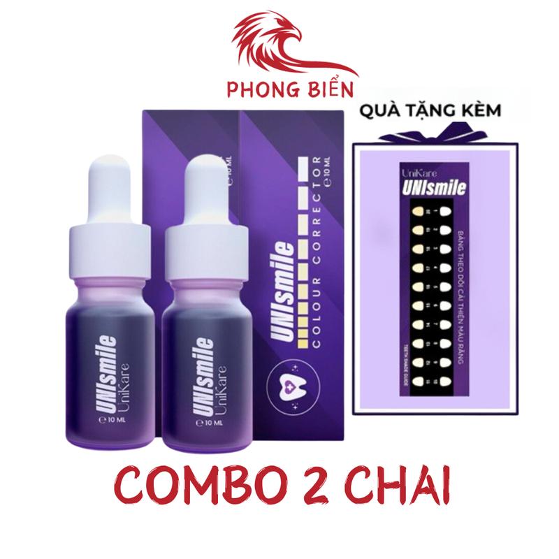 [Combo 2 Chai] Serum Hỗ Trợ Trắng Răng Unismile, Hỗ Trợ Cải Thiện Vết Ố Vàng 10ml 0