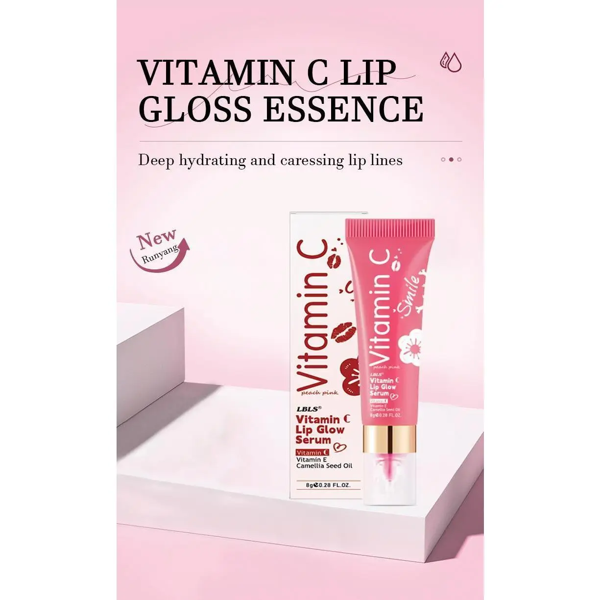 Buy 1 Take 4 LBLS Vitamin C Smile Freshing Lip Serum with Camellia Seed  Essence for Delicate Tender Lip Effect freshing lip serum Radiant Soothing 