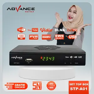 【COD】Advance STP-A01 Set Top Box STB Digital DVB Full HD Receiver TV DIGITAL Set Top Box DVB T2 Listrik