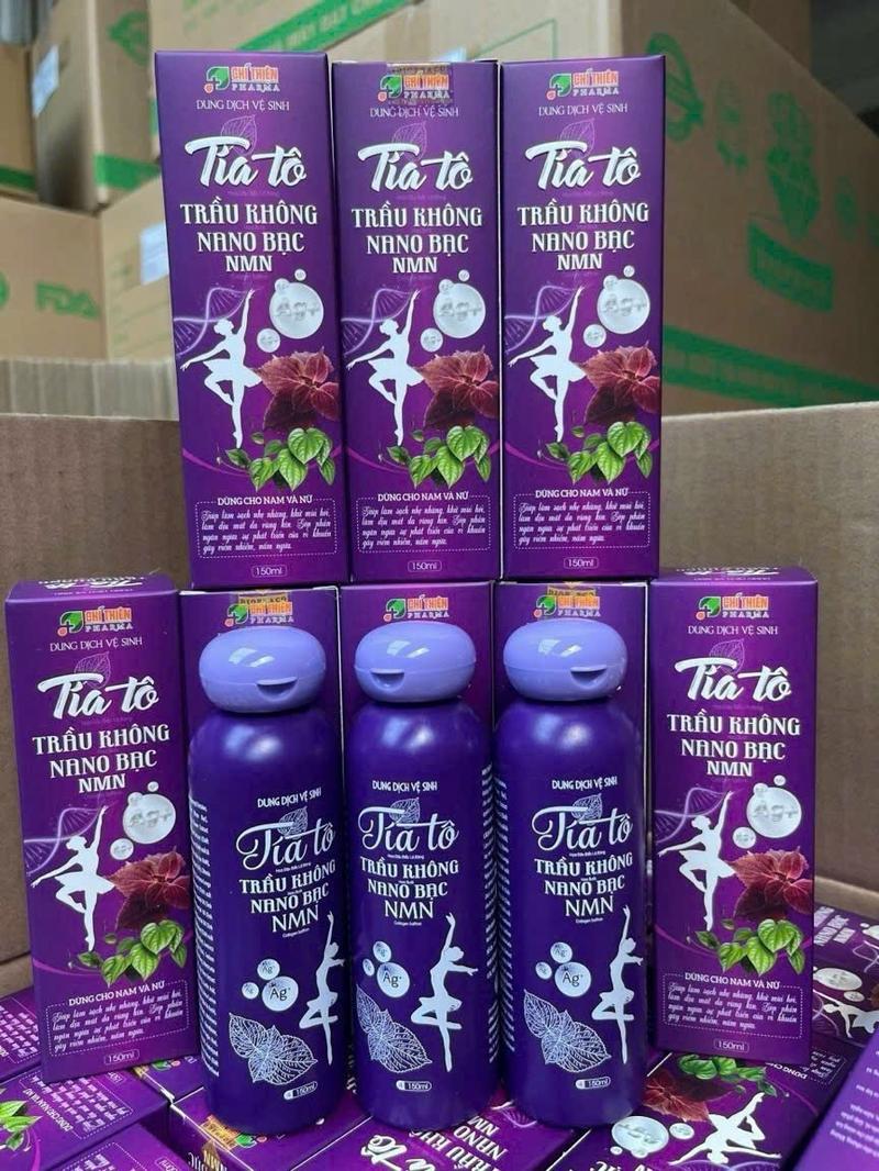 Product Introduction of Combo 2 chai Dung Dịch Vệ Sinh Phụ Nữ Tía Tô Nano Bạc NMN 150ml - Xuất Xứ Việt Nam hỗ trợ huyết trắng- khí hư-viêm hôi-nấm ngứa, nam nữ đều dùng được 4