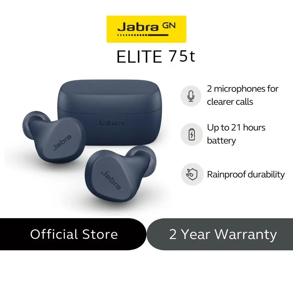 ELITE 75t - Noise-isolating True Wireless Earbuds airpodsforiphonegen5 headsetrealmebluetooth airpods buy