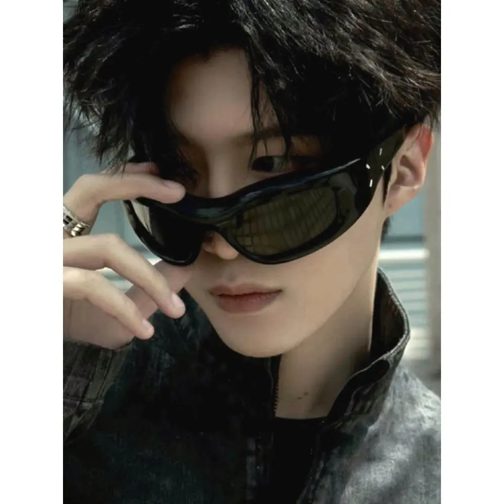 Kính Râm Run Man Liu Yu, Cùng Phong Cách Với Người Chạy Bộ Fan Chengcheng, Kính Râm Nam Cao Cấp, Người Nổi Tiếng Hợp Xu hướng Bảo Vệ UV400 Và Chống Tia UV, Năm 2025, Bán Chạy Cửa Hàng