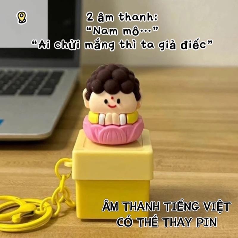   Bản Tiếng Việt  Móc khoá tịnh tâm móc khoá tích đức đồ chơi có giọng nói nhấp nháy Móc khoá Vui Nhộn Hot Trend 