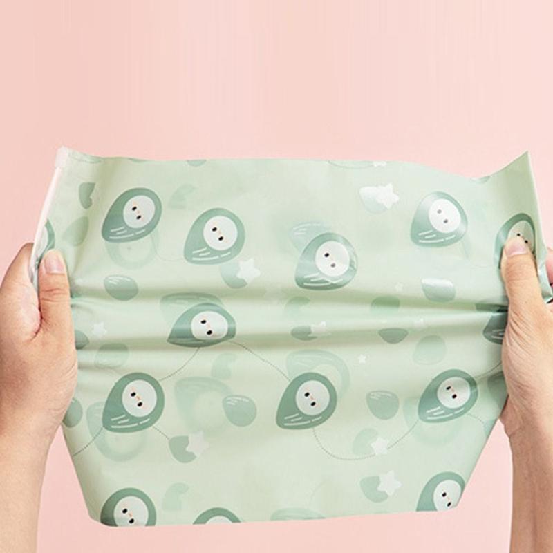 Product Introduction of Portable PE Storage Bag Green Pink Multi-sizes Zipper Sealing Bag High Quality Cartoon Nuts Organizing Package Pouch 21