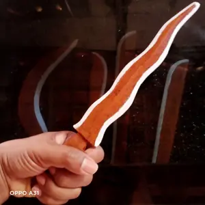 Keris Kayu Miniatur Peralatan Latihan Silat Beladiri IPSI Boxing