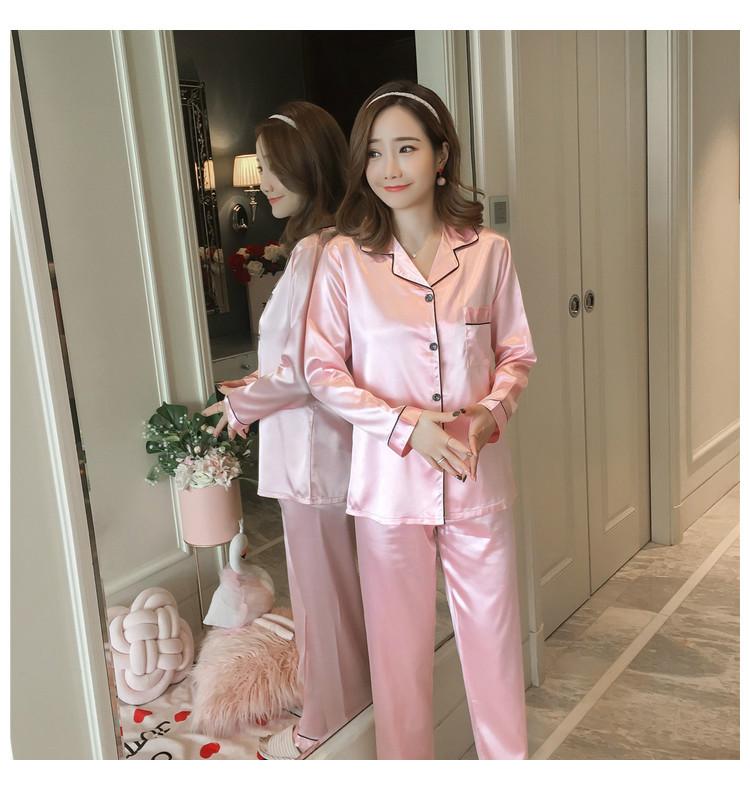 Product Introduction of WECOVE Cozy Unisex Pajama Set for Men and Women Unisex Pyjamas Long Sleeve Long Pants Nightwear Loungewear Lingerie Pjs Trouser Basic Longsleeve Womenswear 36