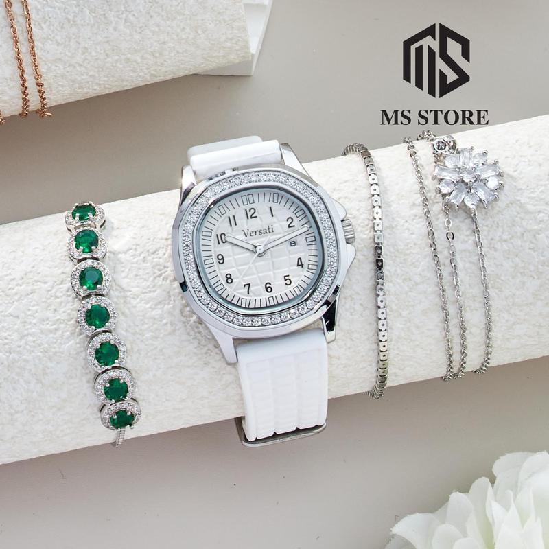 [MS STORE ] Đồng hồ nữ VERSATI chính hãng với những hoạ tiết đính đã sang trọng dễ phối đồ , bảo hành 12 tháng - B151