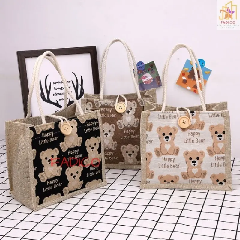 Túi cói mini,Túi xách nữ,túi xách mini vải cói phong cách VINTAGE, phù hợp đi làm đi chơi, thân thiện với môi trường 1