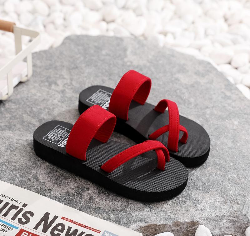 Product Introduction of Summer Women Slippers Outdoor Light Weight Cool Shoes Ladies Flat Flip-flop Black Non-slip Basic Home Sandals zapatos de mujer 21