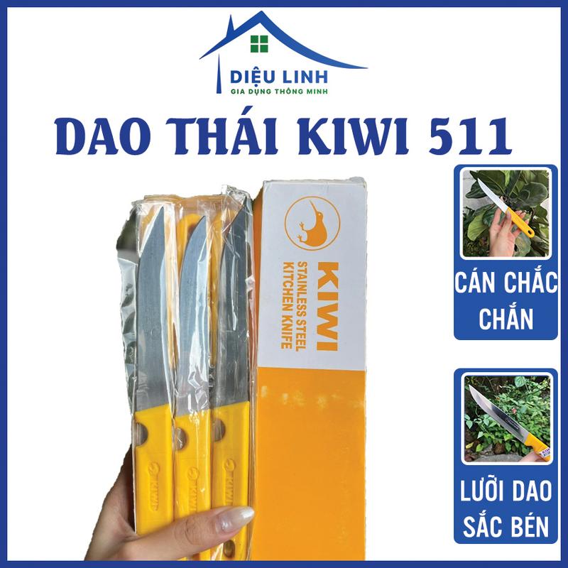 Dao thái lan cán vàng kiwi, đầu nhọn siêu bén, dao gọt trái trái cây rau củ quả tiện lợi dùng cho nhà bếp Dieulinhshop