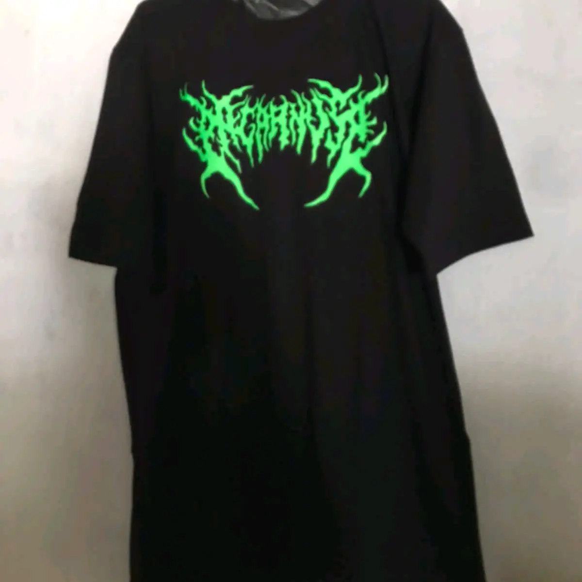 kaos pagar nusa font metal warna hitam katun combatt plastisol ink