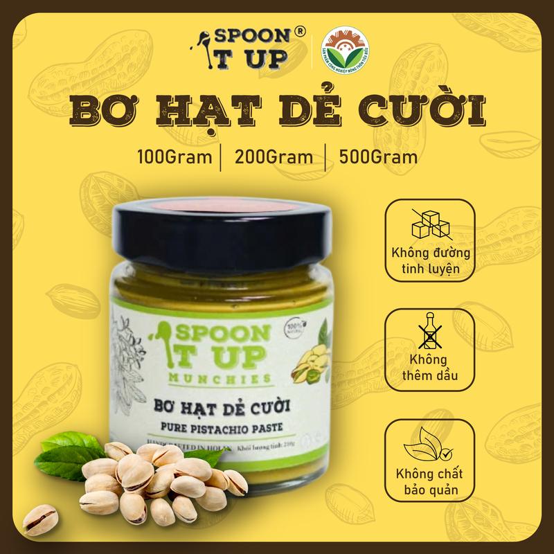 Bơ Hạt Dẻ Cười Nguyên Chất, Không Đường, Tốt Cho Sức Khỏe, Pistachio Perfection - Spoon It Up