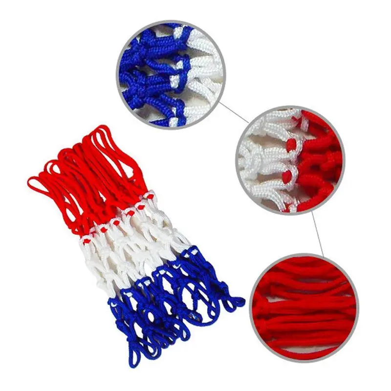 Lưới Bóng Rổ, Thay Thế Đường Kính Ren, Chất Liệu Nylon, Thích Hợp Cho Tất Cả Các Vành Mục Tiêu, Vòng Thời Tiết, Kích Thước Tiêu Chuẩn, Sử Dụng Ngoài Trời, L8O0 5