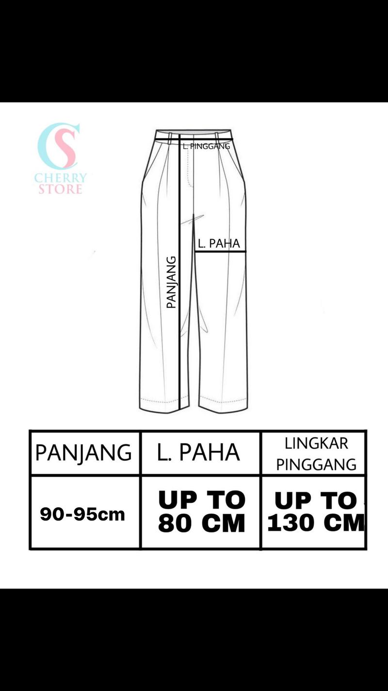 Product Introduction of Ayu Wisya PANTS scuba premium Wanita Nyaman Kulot Celana Panjang Kancing Casual Fit 0