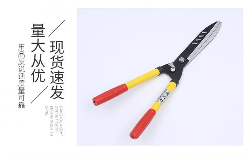 Product Introduction of Dezhizhu Green Bamboo Scissors Iron Handle Lawn Shears Manganese Steel Pruning Shear Hedge Shears Gardening Holly Scissors Tea Scissors Pruning Tool 20