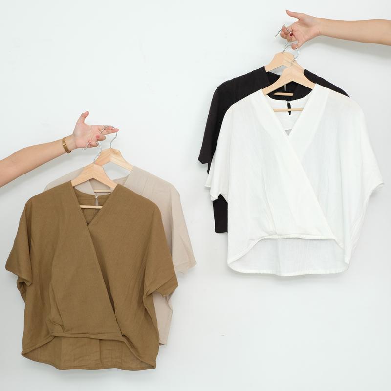 Bigjill Rebecca Atasan Wanita Top Batwing 6