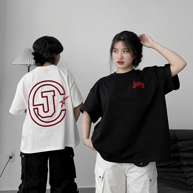 CICI TEE BOXY - Áo thun cổ tròn form rộng nam nữ unisex màu ĐEN/TRẮNG/XÁM CHÌ  Áo phông boxy Brand Jaystoree Menswear 7