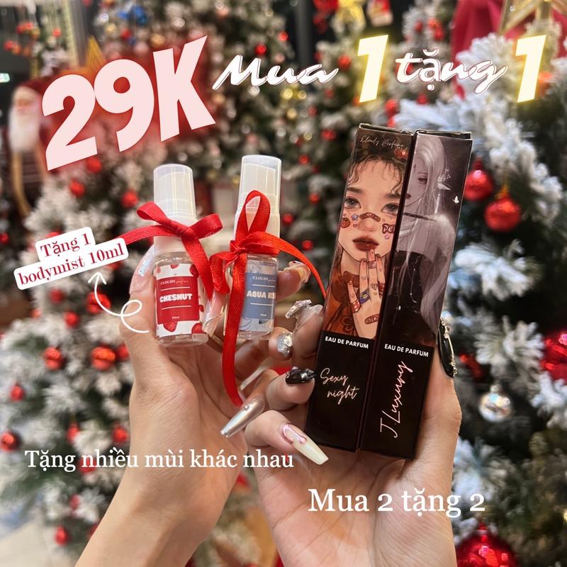 (MUA 1 TẶNG 1) TINH DẦU NƯỚC HOA LƯU HƯƠNG 6-8 TIẾNG