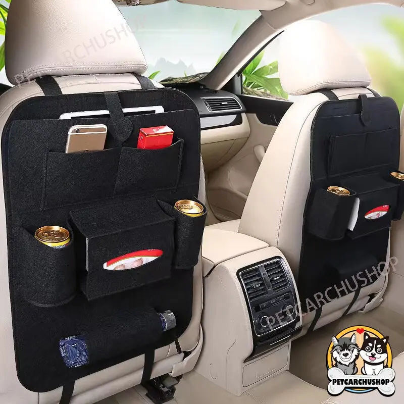 Túi Đựng Đồ Sau Ghế Ô Tô, Có 9 Màu, Túi Đựng Đồ Sau Ghế Ô Tô