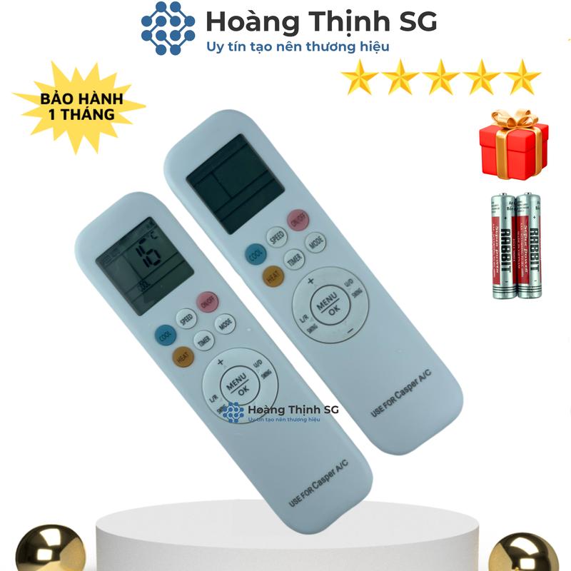 Điều khiển điều hòa CASPER mã 03, remote máy lạnh CASPER - Tặng kèm pin infrared controller 7