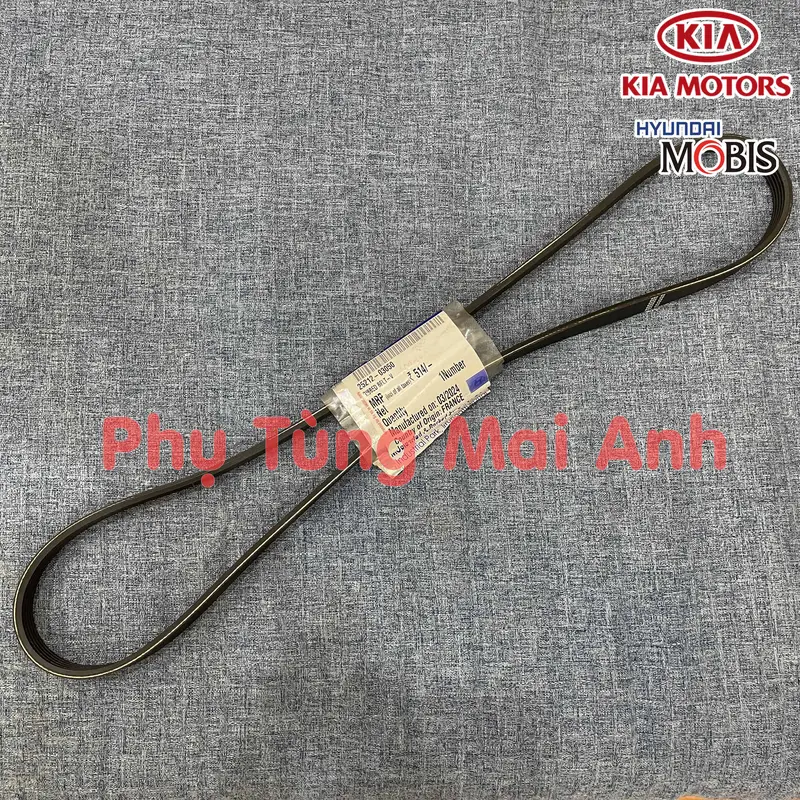 Dây cruroa tổng chính hãng Hyundai grand i10 2014 - 2019 / 4 máy - 5PK1230 - Mã PT: 2521203050 3