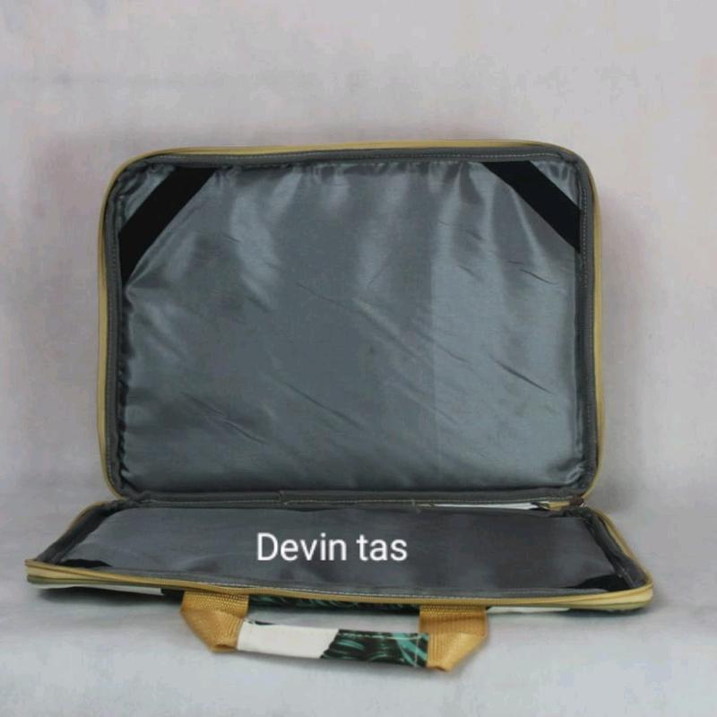 tas laptop bahan kanvas motif / tas laptop 14 inch / tas laptop 13 inchi 3