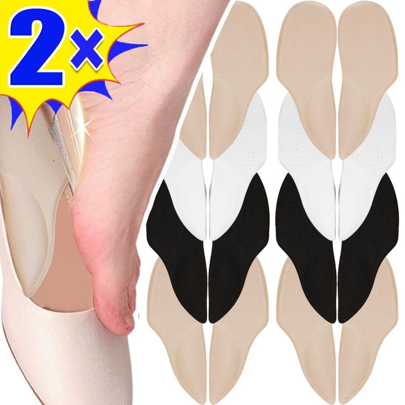 1Pair Silicone Heel Pads Breathable Anti-Slip Insoles Anti-wear Feet ...