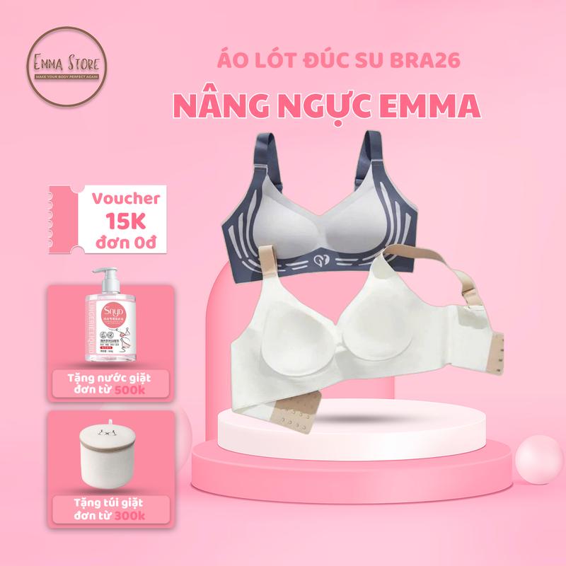 Áo Lót Nữ Emma Định Hình Hàng Cao Cấp, Áo Lót Nữ Không Gọng Thoáng Khí, Giúp Định Hình, Tạo Khe Tự Nhiên BRA26 1